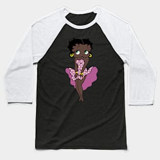 Love Betty Boop Retro Fan Art Cartoon Icon Baseball T-Shirt